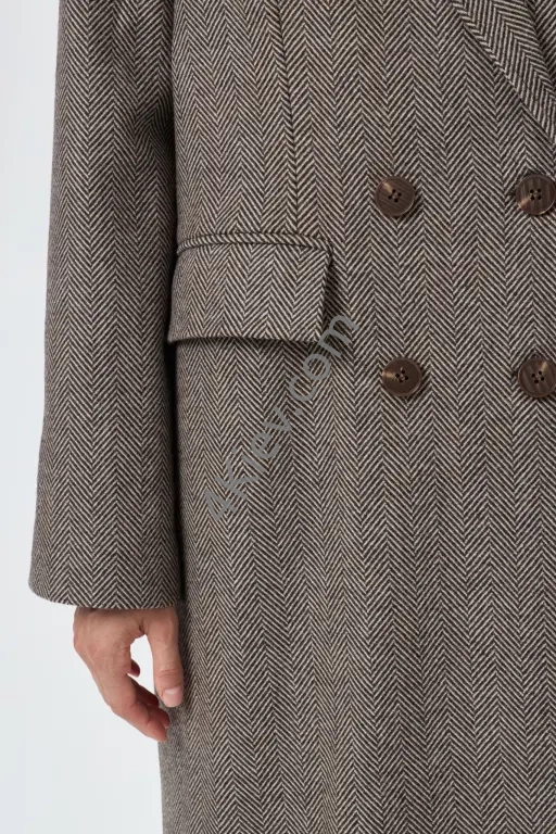 Пальто Massimo Dutti brown