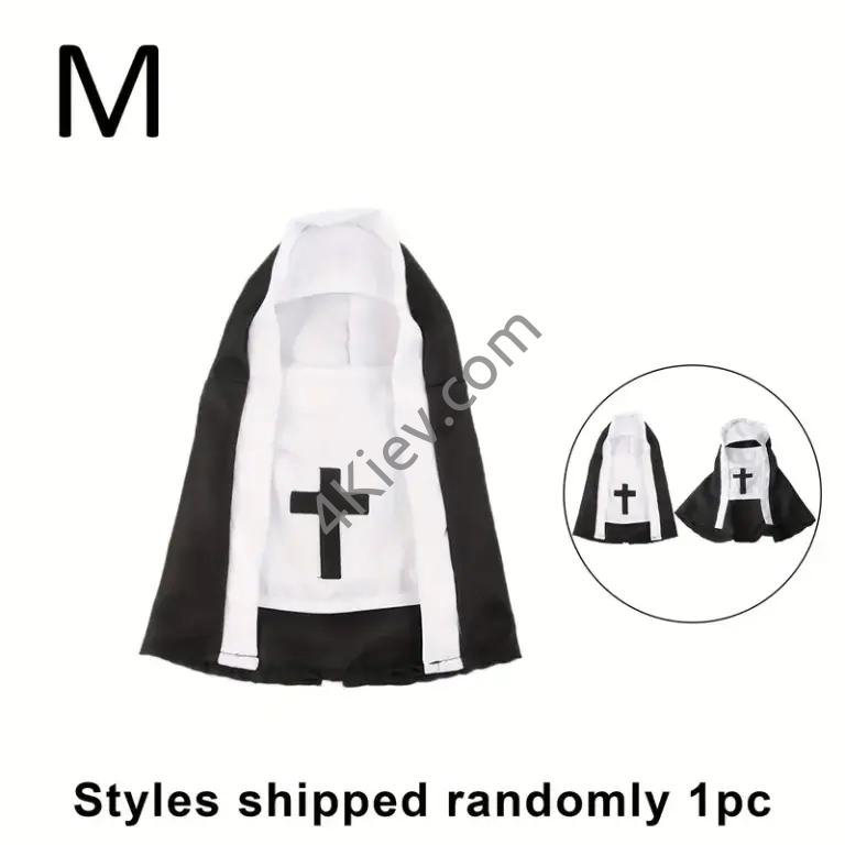Костюм монахині для котів та малих собак