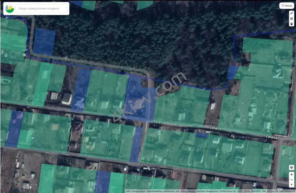 Продаж земельна ділянка Тарасівка біля лісу 12 соток ОСГ