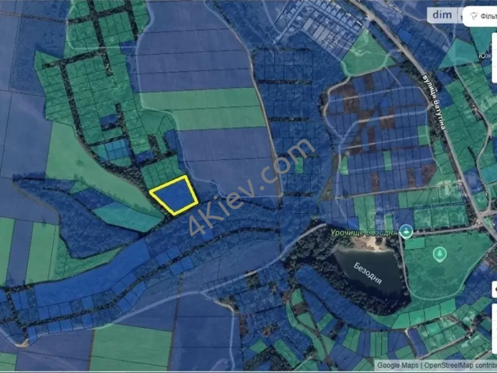 Ділянка 80 сот в лісі, біля лісу, поруч ліс, озеро, Київ 5 км