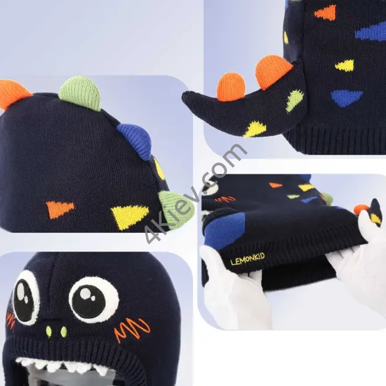 Зимняя шапка шлем Единорог для девочки (балаклава шлем шапка) детская