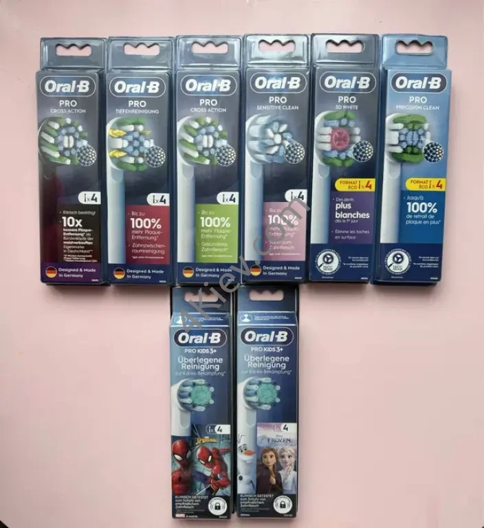 Оригінальні насадки дитячі та дорослі. 3Dwhite Oral-B Braun Німеччина