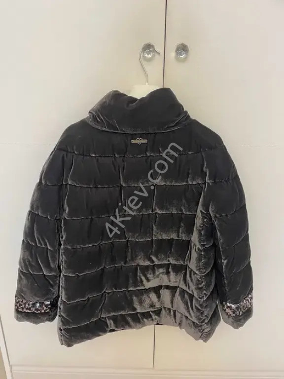 Велюрова утеплена куртка Twin-set M