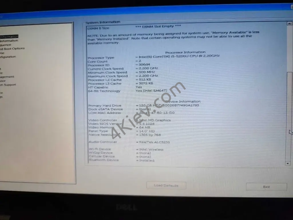 Ноутбук Dell Latitude E5450 - Core i5, 14" HD, RAM 8 gb, SSD 120 gb