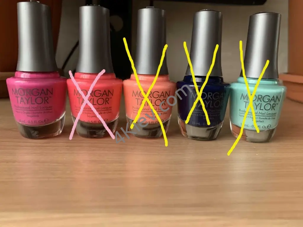 Лак для ногтей Morgan Taylor OPI ORLY CND Chanel KiKo Pupa Dior Catric