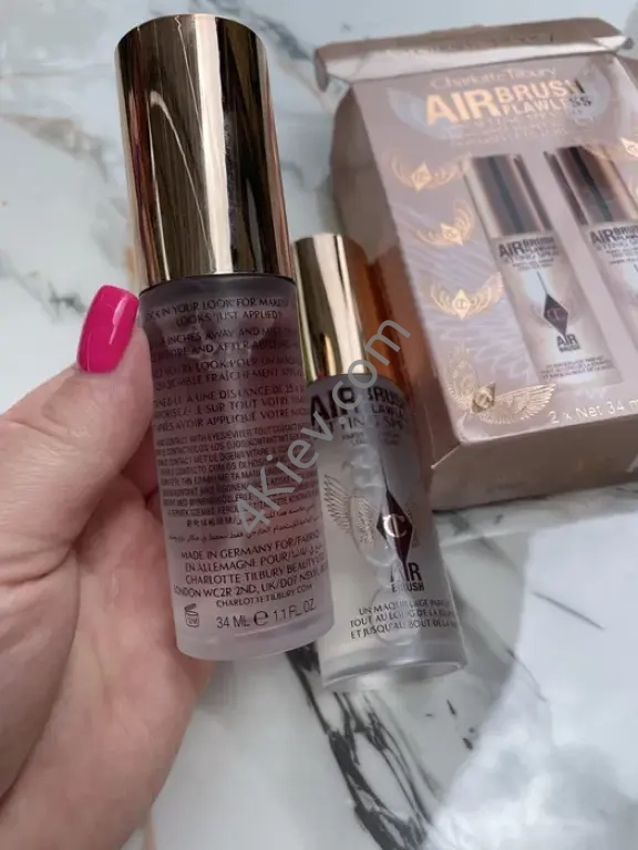 Набір фіксотор макіяжу Charlotte Tilbury Airbrush Flawless Setting Spray Mini Set (2×34 мл)