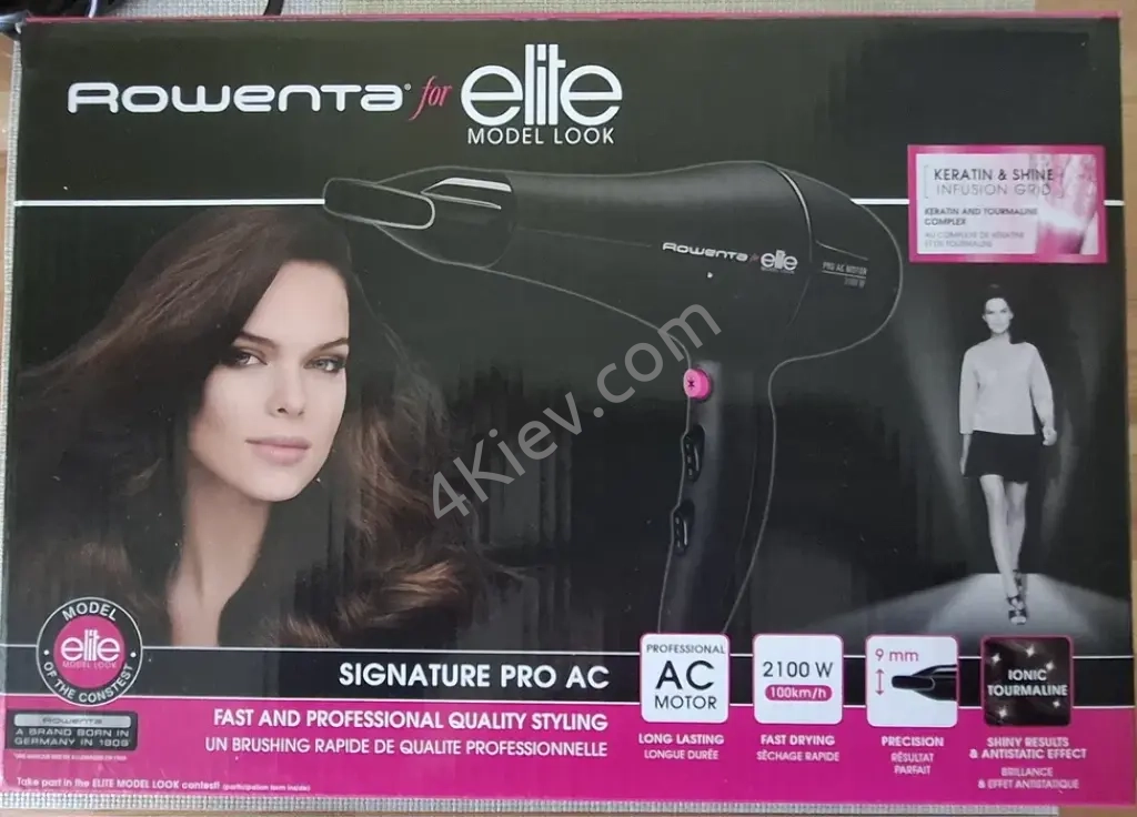 Фен Rowenta Elite model look 2100 w