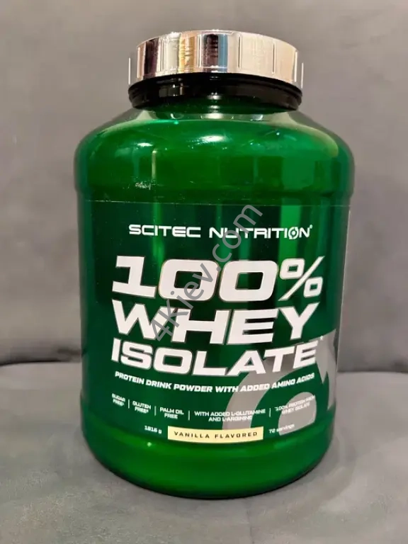 Протеин Scitec Nutrition 100% Whey Isolate Protein Vanilla 1.8 kg.