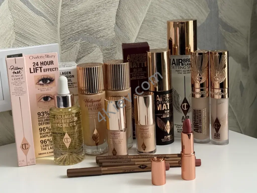 Charlotte Tilbury тональна основа filter фіксація макіяжу олійка помада олівець консилер туш