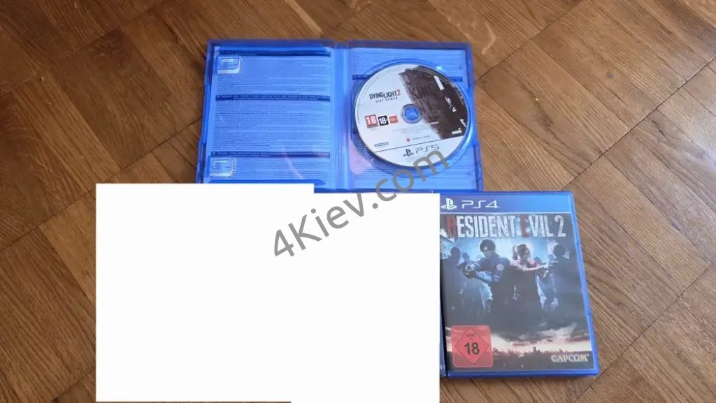 Лот ігор PS4/PS5 resident evil 2, dying light 2