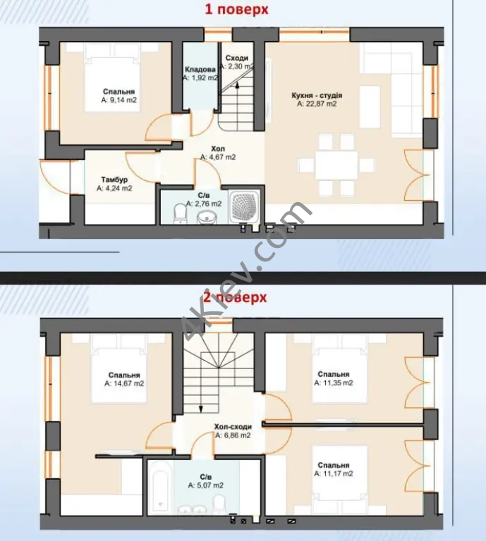 Таунхаус з новим ремонтом в центрі Ірпеня.