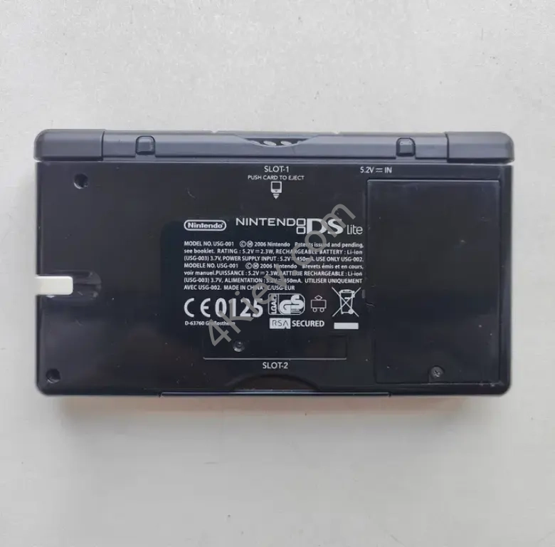 Портативна ігрова консоль Б/У Nintendo DS Lite (Black) + картридж R4i із іграми!
