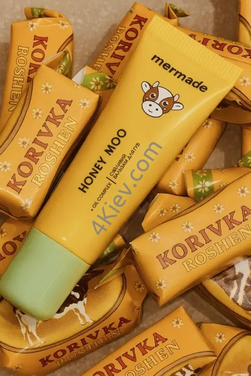 Бальзам для губ сяйливий MERMADE Honey Moo