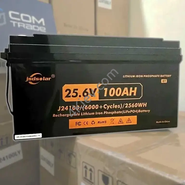 Акумуляторна батарея Jsdsolar 24v100ah (J24100) LiFePO4 25.6 В 100А·г