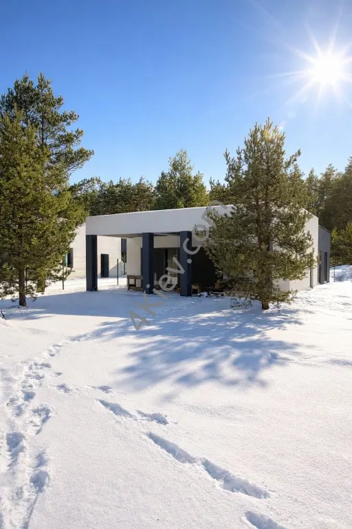 Сучасний будинок у Гореничах біля лісу