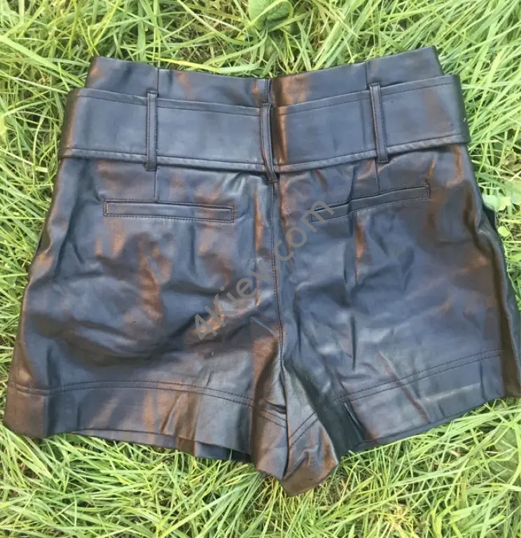 Шорты кожаные Zara размер S