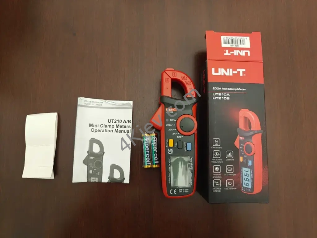 Струмові кліщі UNIT UT210B, нові, на гарантії