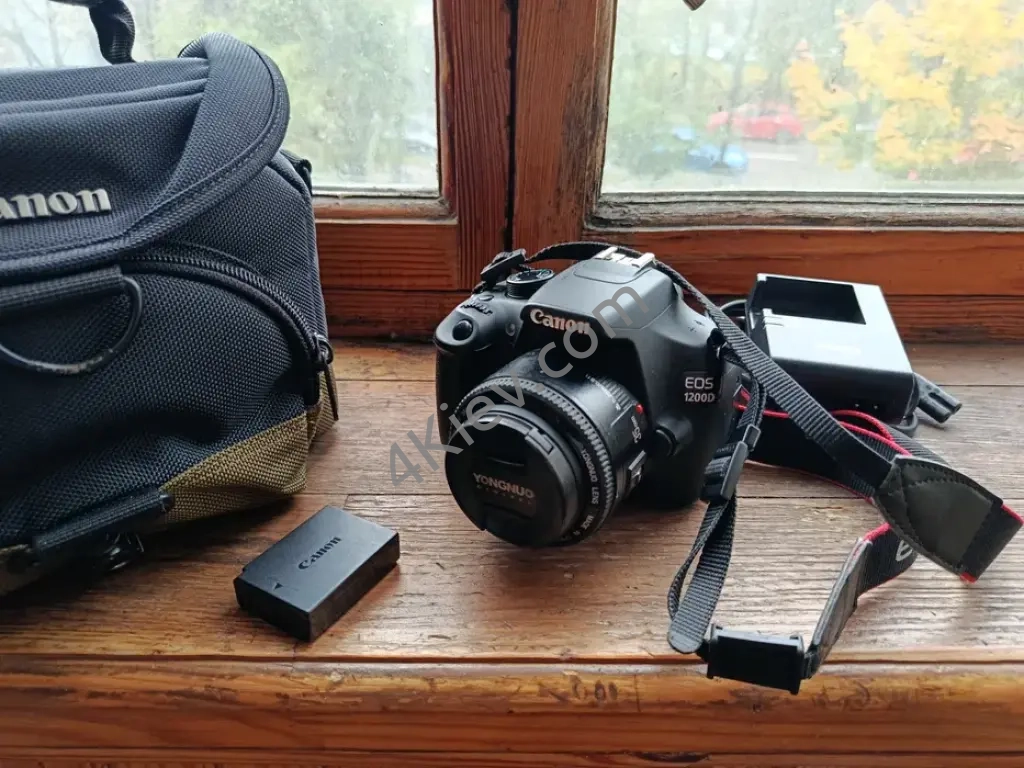 Фотоапарат Canon 1200d + об'єктив Yungno 35 f2 (Новий)