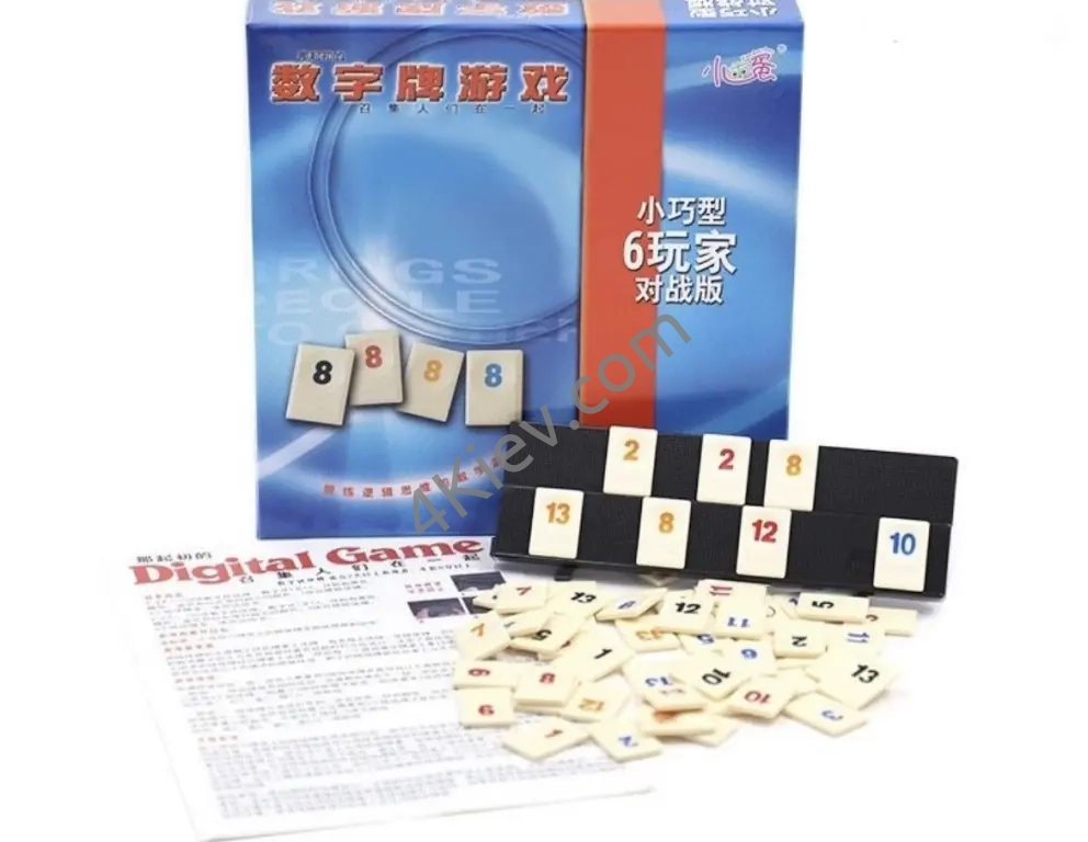 Настільна гра Руммікуб 2-6 (Руммикуб, Rummikub)