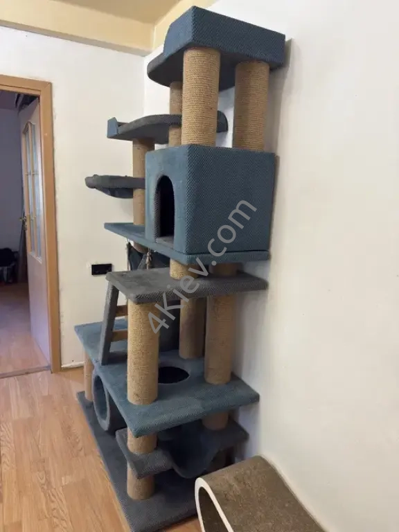 когтеточка, ігровий комплекс для котів, пентхауз коти будинок дряпалка