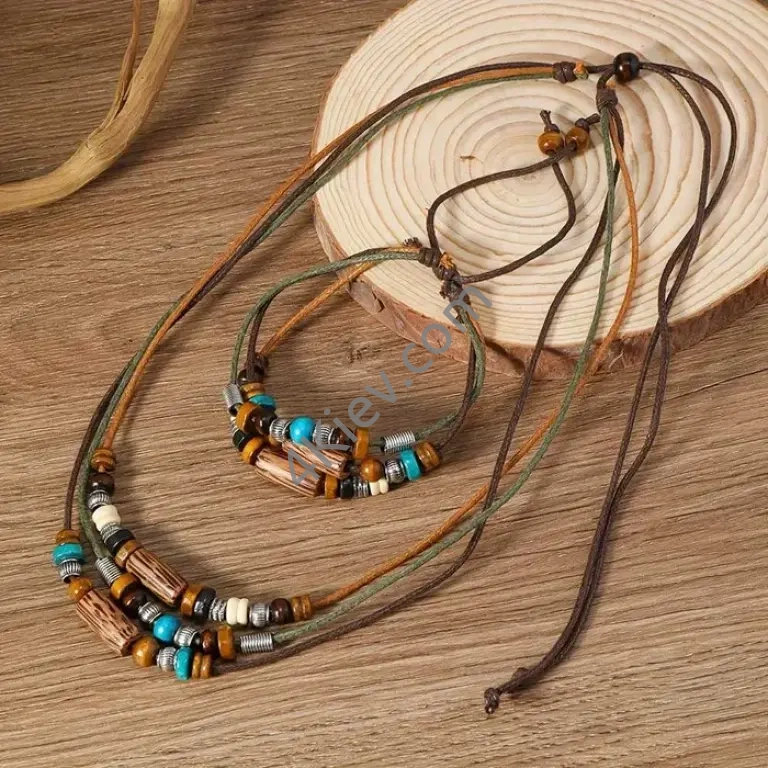 Винтажное этническое ожерелье