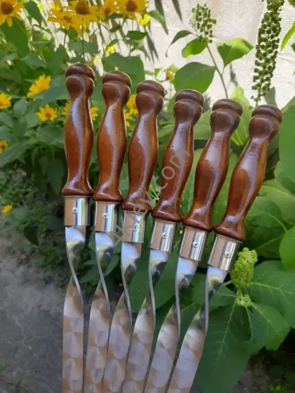 Набір шампурів. Шампур з дерев'яною ручкою від виробника