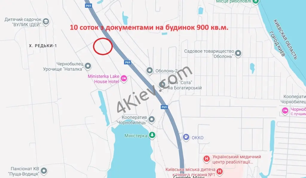 Земельна ділянка 10 соток з документами на будівлю 900кв.м. Під таунхаус, садибу, дюплекс, комерцію.