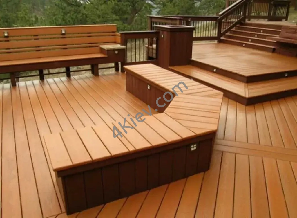 Терасна Дошка Модрина, лиственница термоясінь термодошка