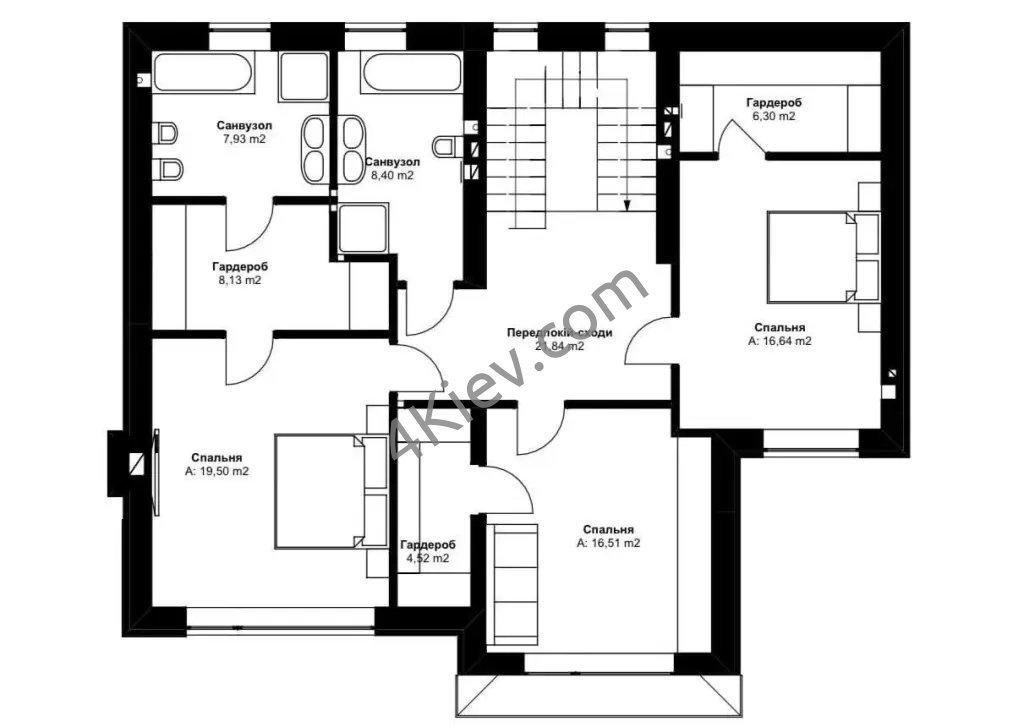Cтильний двоповерховий будинок