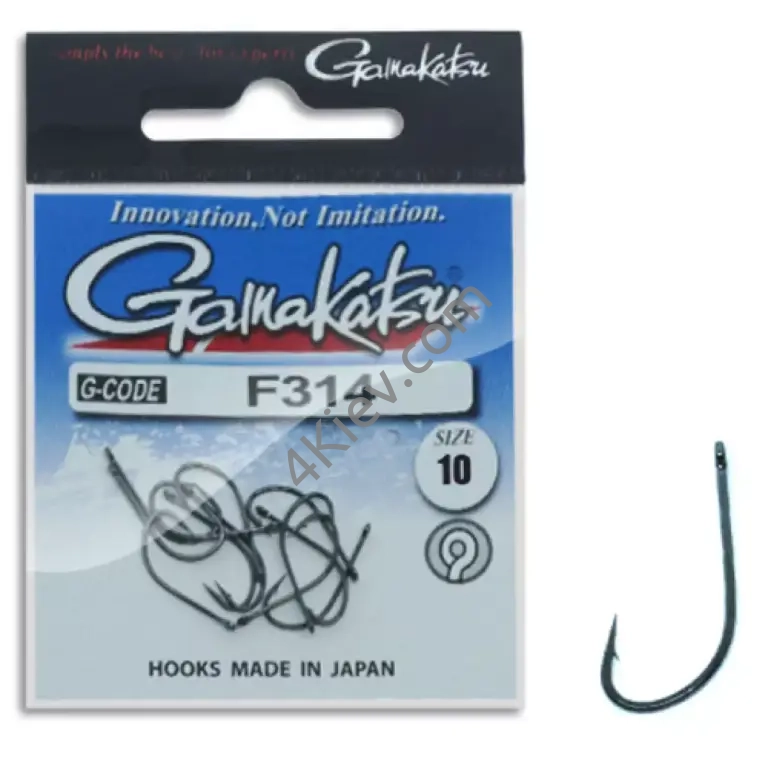 Крючки Gamakatsu F314 N/L Black