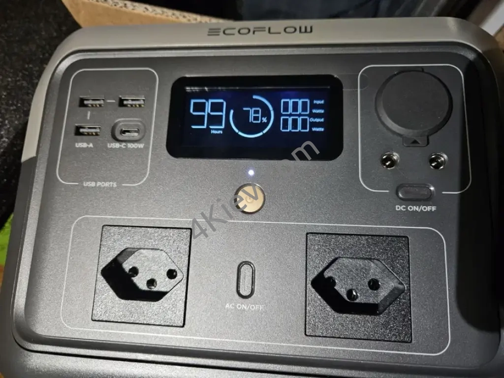 Зарядна станція Ecoflow River 2 Max з розетками 220 В