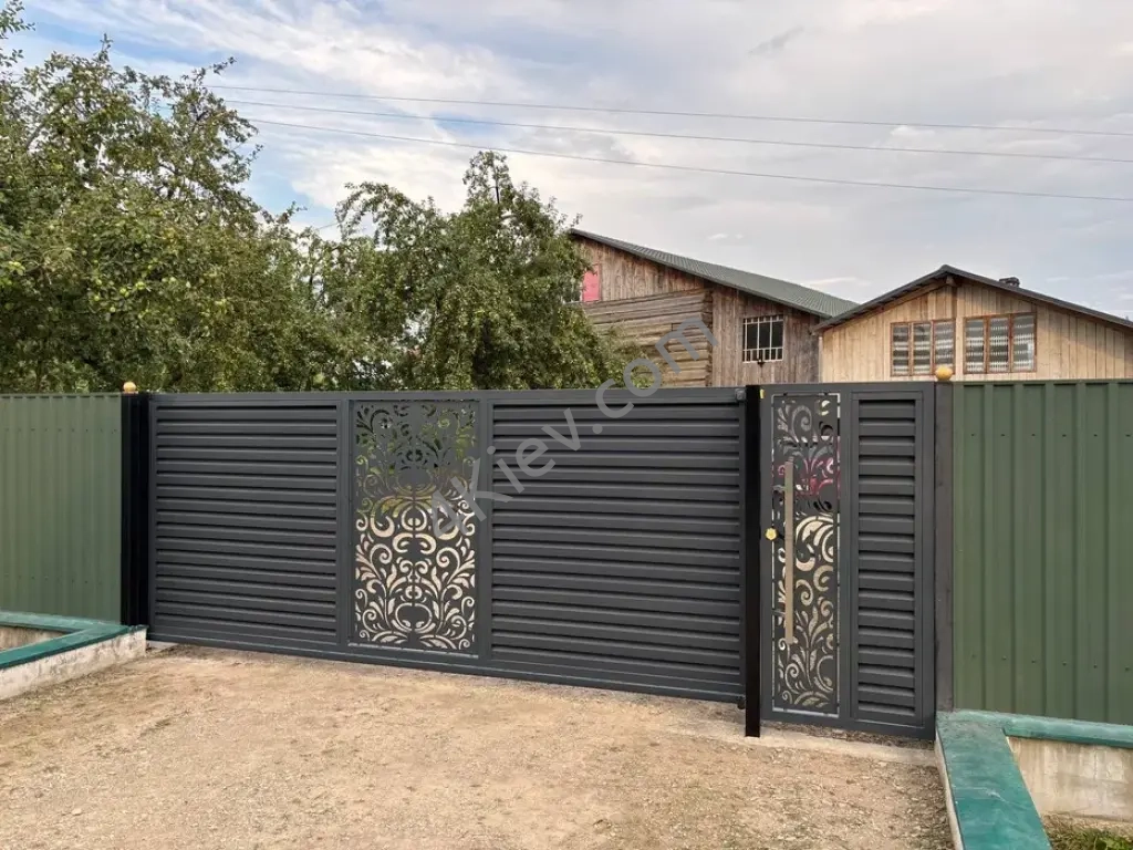 Паркани, забори, роздвижні ворота автоматичні, навіси, козирки