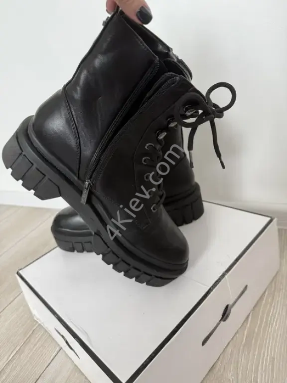 Женские ботинки высокие Guess оригинал! Черные