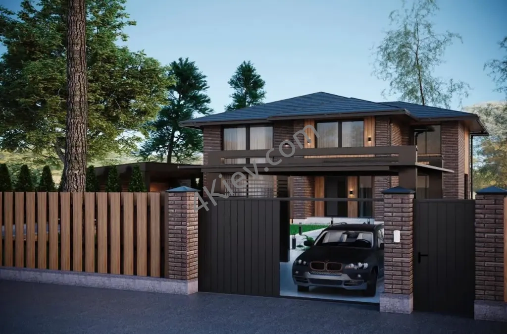 Cтильний двоповерховий будинок