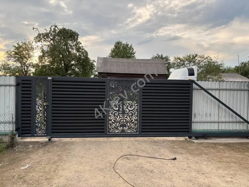 Паркани, забори, роздвижні ворота автоматичні, навіси, козирки