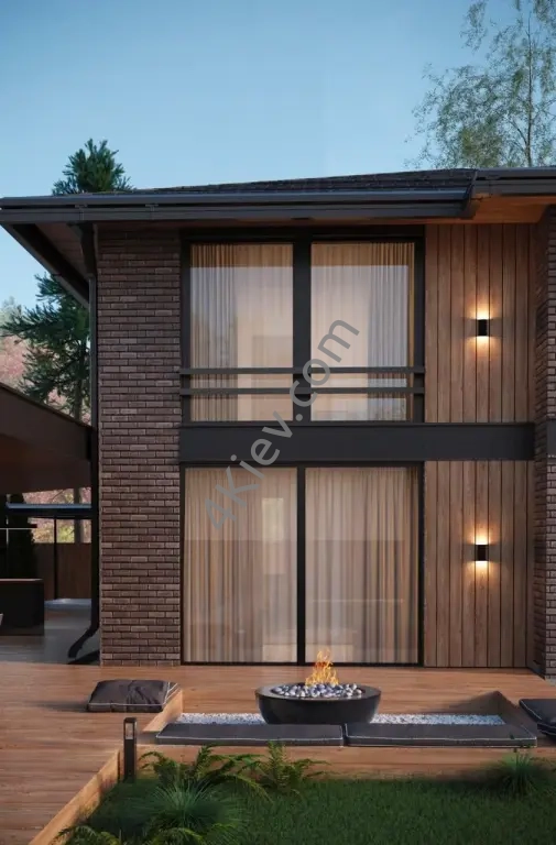 Cтильний двоповерховий будинок