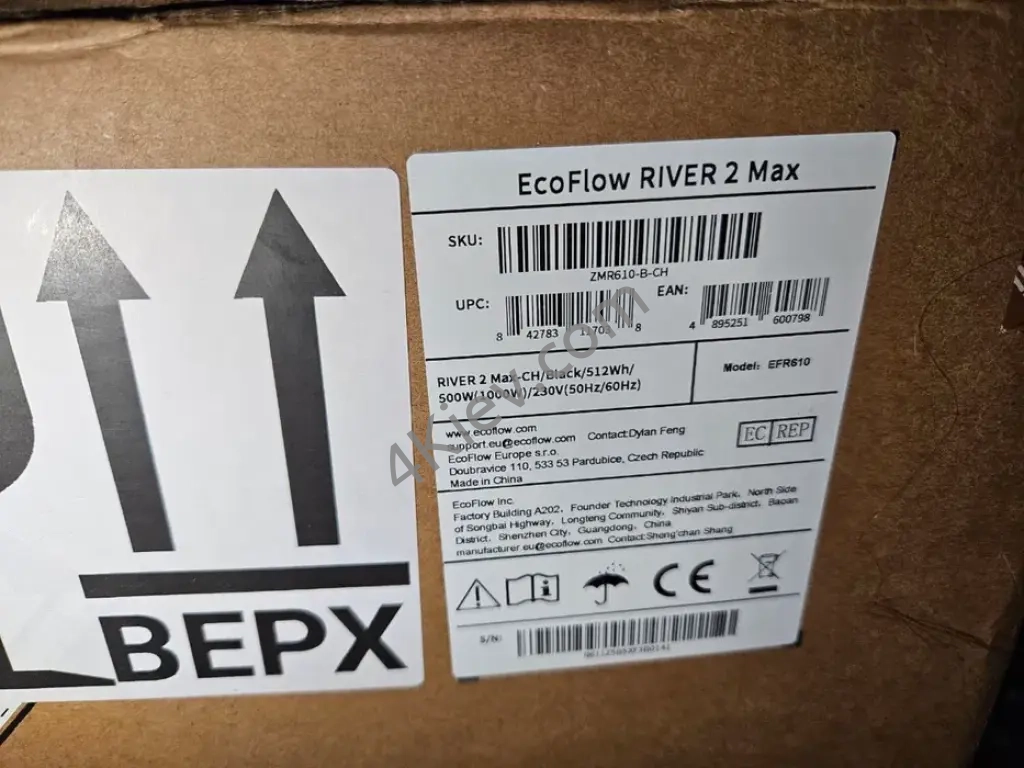 Зарядна станція Ecoflow River 2 Max з розетками 220 В