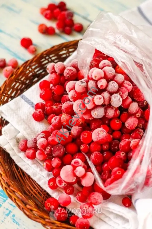 Заморожена журавлина