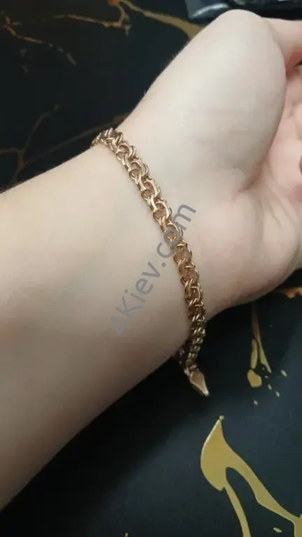 Браслет арабский бисмарк/браслет золото