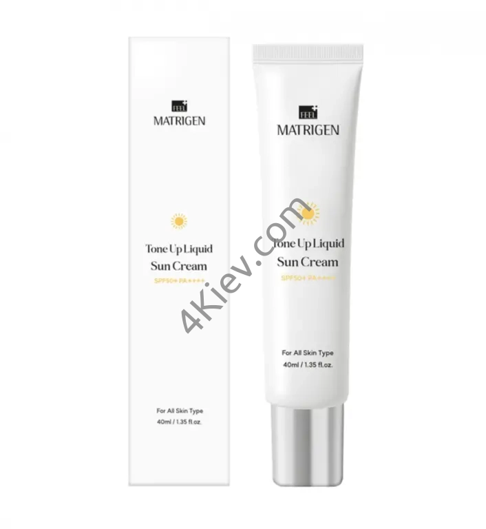 Освітлюючий та бар'єрний сонцезахисний крем Tone Up Liquid Sun Cream, 40ml