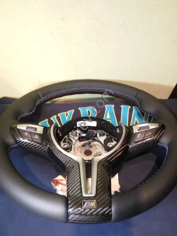 Перетяжка руля кожей. Киев.