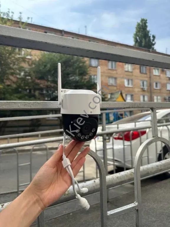 Поворотная уличная камера 8 мп 4K HD ICsee ptz IP с функцией слежения