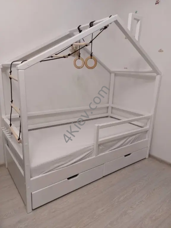 Ліжко кровать детская підліткове домик будиночок монтессорі горище