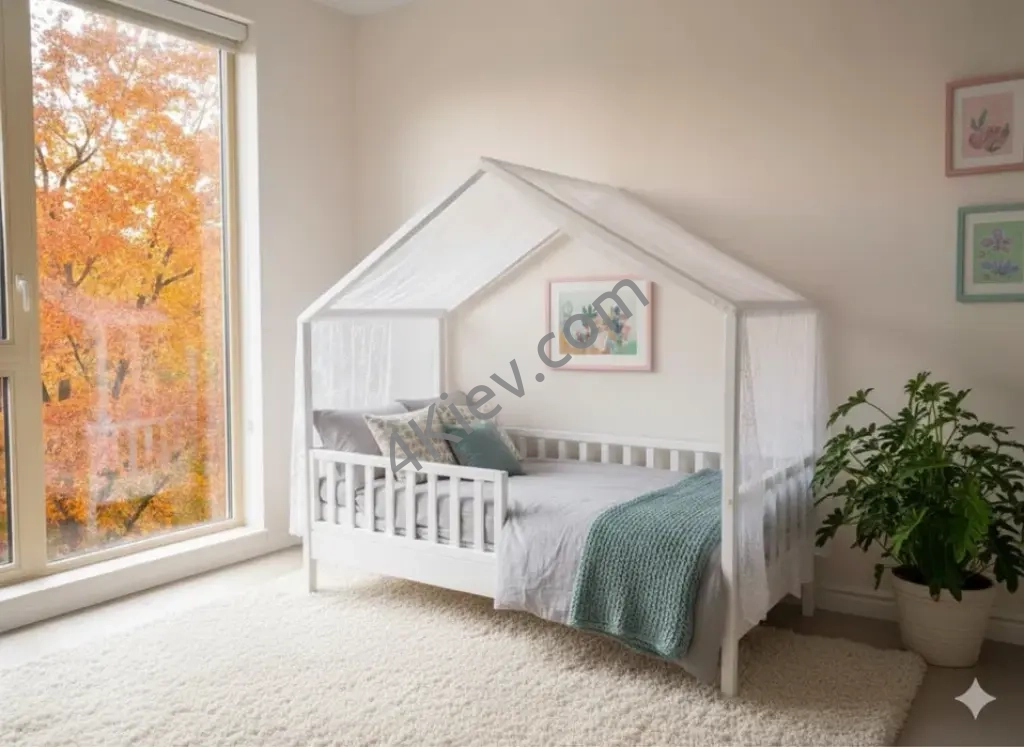 Ліжко кровать детская підліткове домик будиночок монтессорі горище