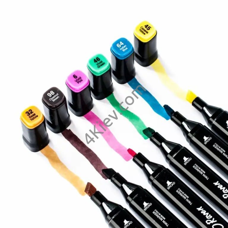 Набір маркерів для малювання Touch 36 шт двосторонні професійні фломастери для художників