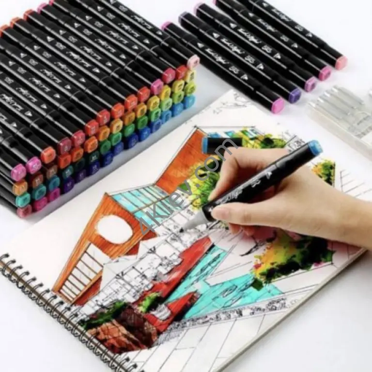 Набір маркерів для малювання Touch 36 шт двосторонні професійні фломастери для художників