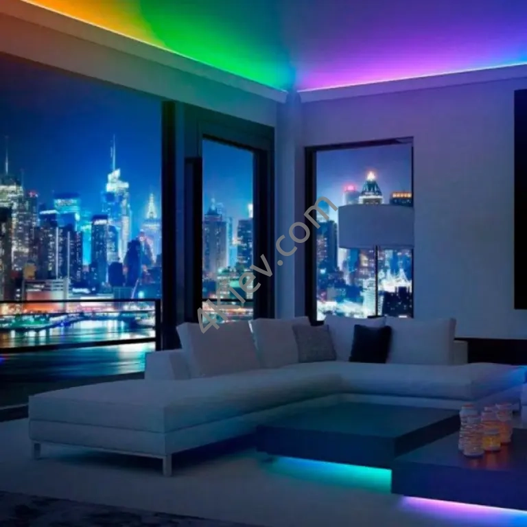 Світлодіодна стрічка SMD 5050 RGB LED 2 м IP65 з пультом та блоком живлення USB, 2м, Стрічка світлодіодна 5050