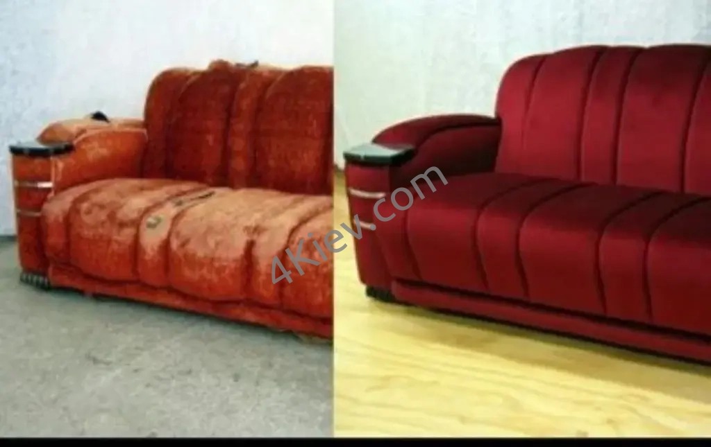 Перетяжка та Ремонт Мяких меблів , Якісно та Недорого