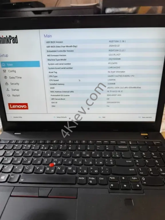 Ноутбут Lenovo ThinkPad L590