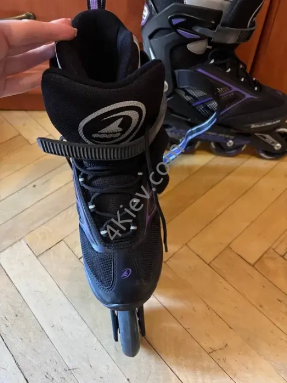 Ролики Rollerblade, розмір 39, чорні з фіолетовим